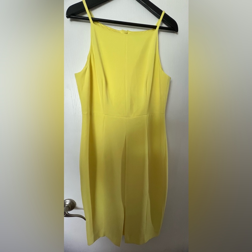 H&M Yellow Sleeveless Dress
